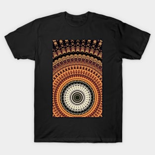 Golden Rays mandala T-Shirt